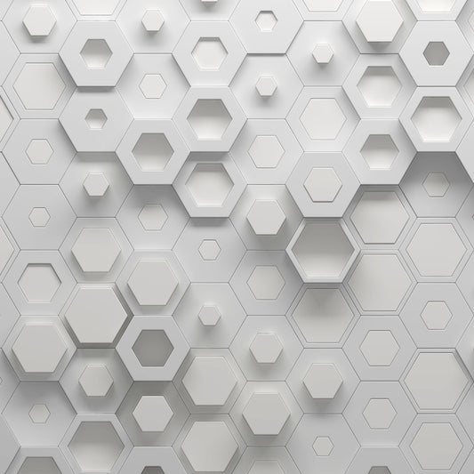 3D Pop Hex Mural