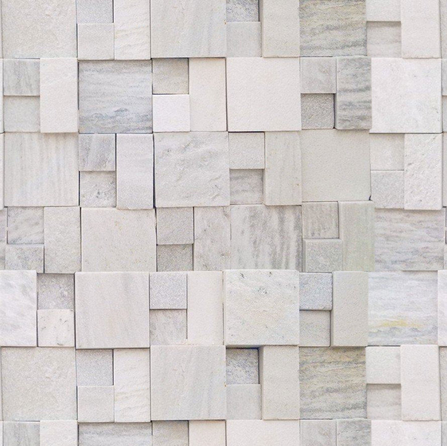 3d Grey Cladding Wallpaper