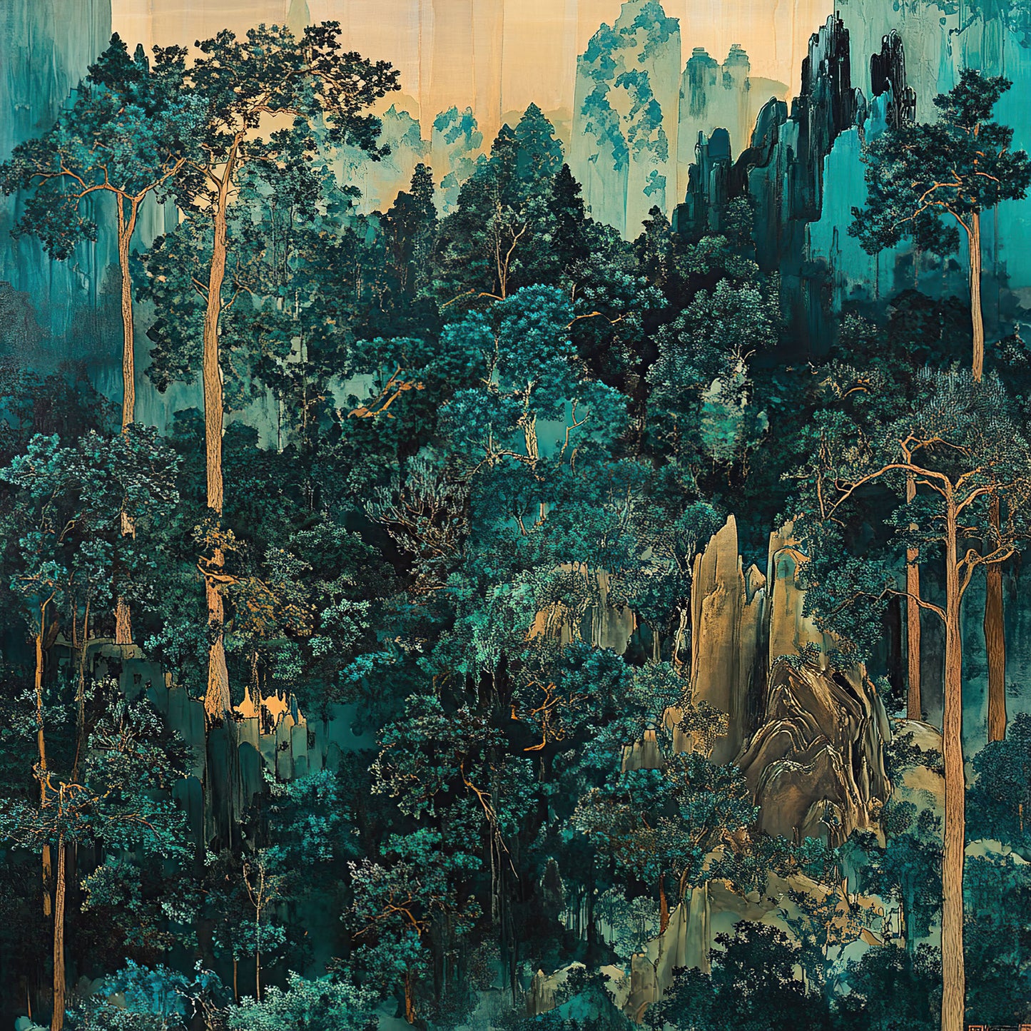 Aquitaine Paining Mural