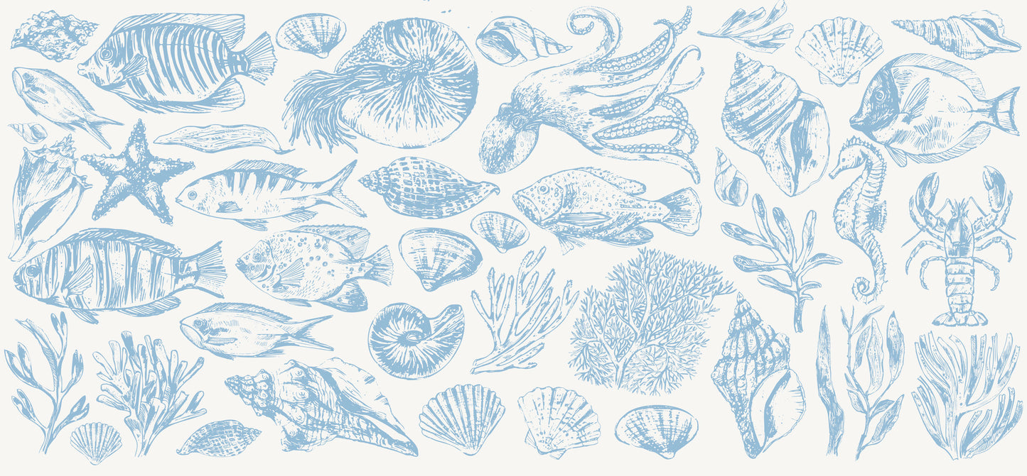 Aquatic Guests Mural