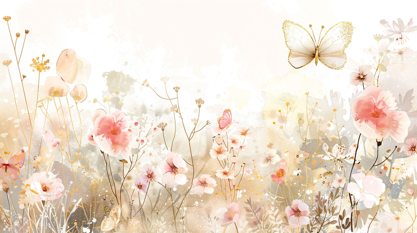 Butterfly Glam Mural