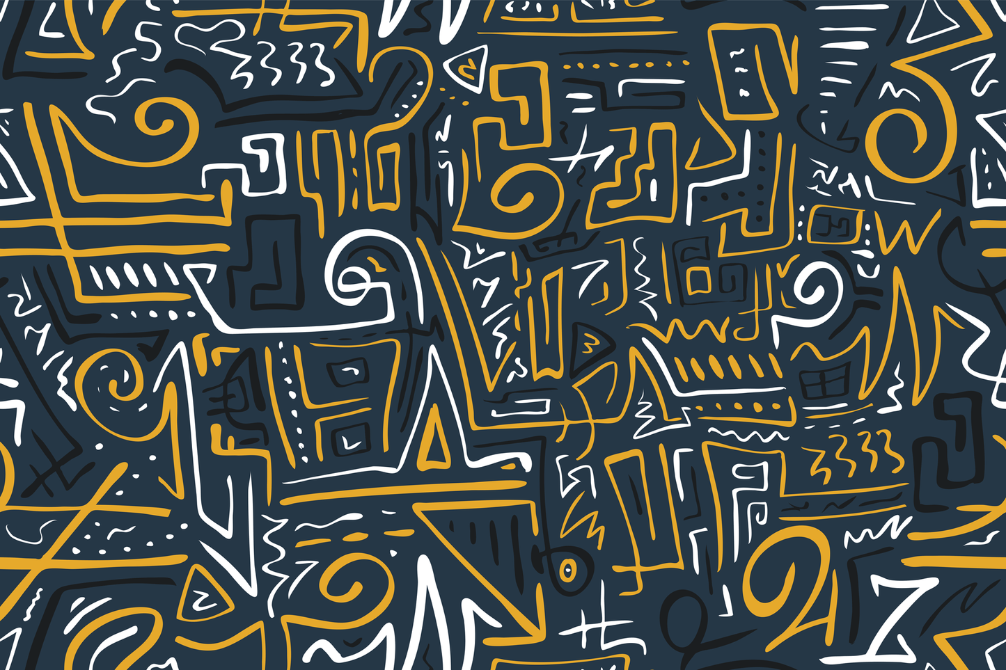 Deliza Squiggle Art Mural