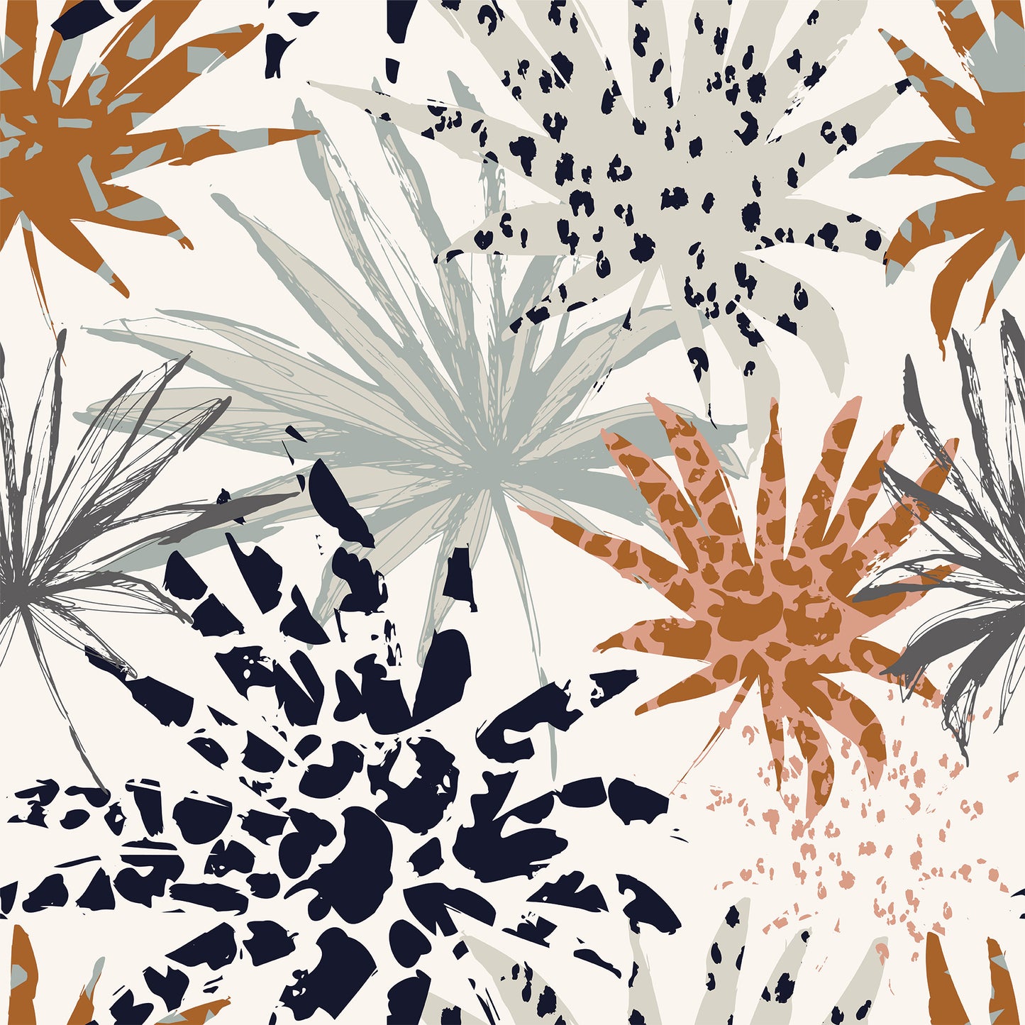 Feral Foliage Wallpaper
