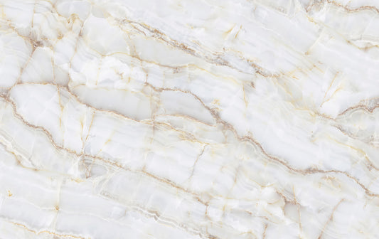 Gold Grain Marble Mural