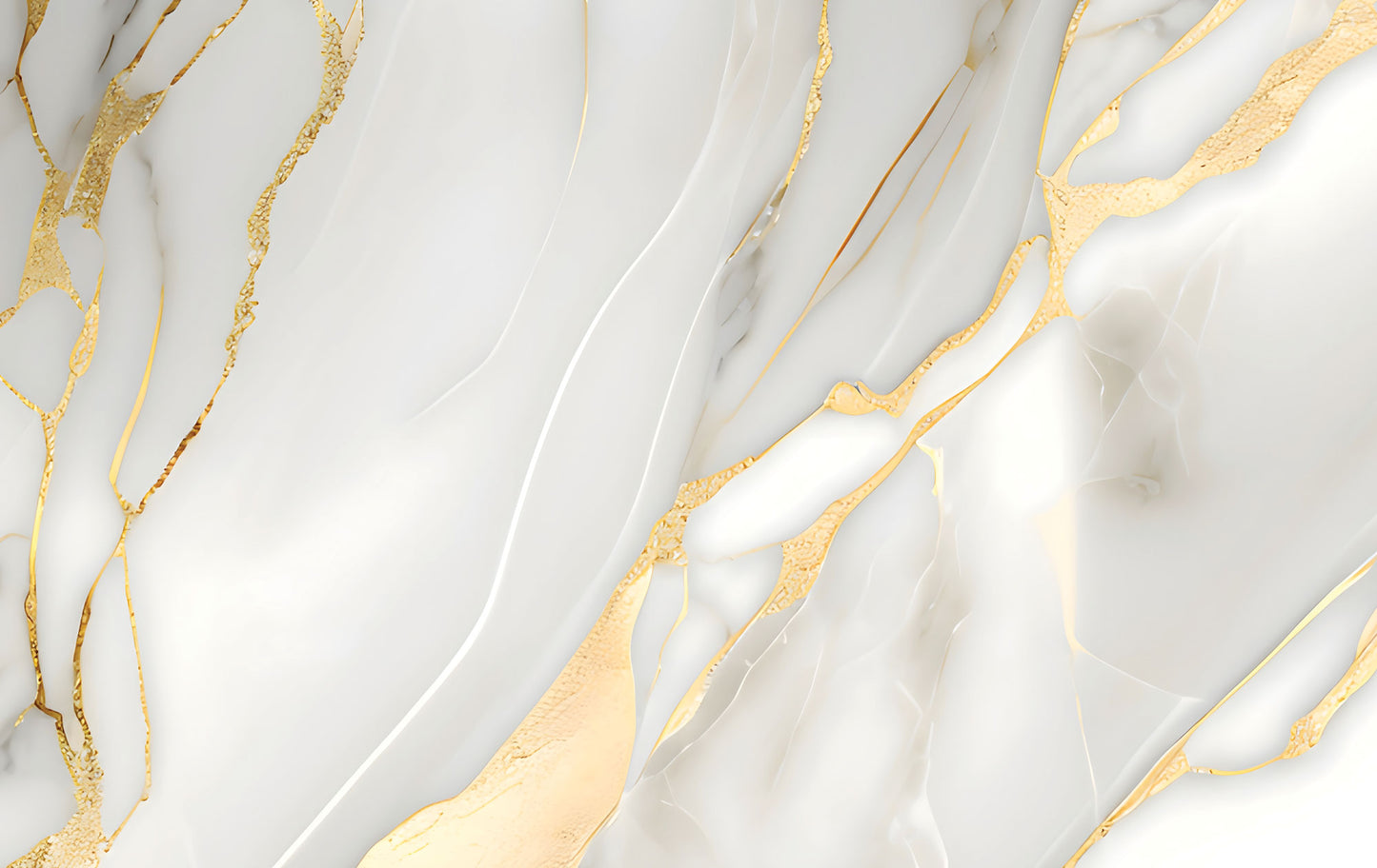 Gold Line Marble Mural