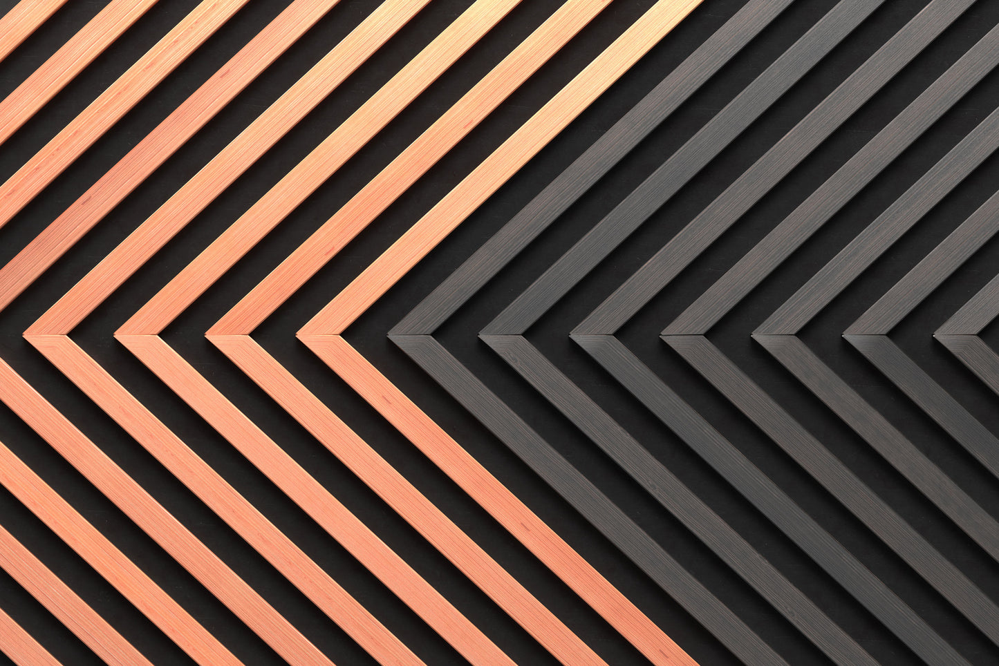 Herringbone Panel Mural