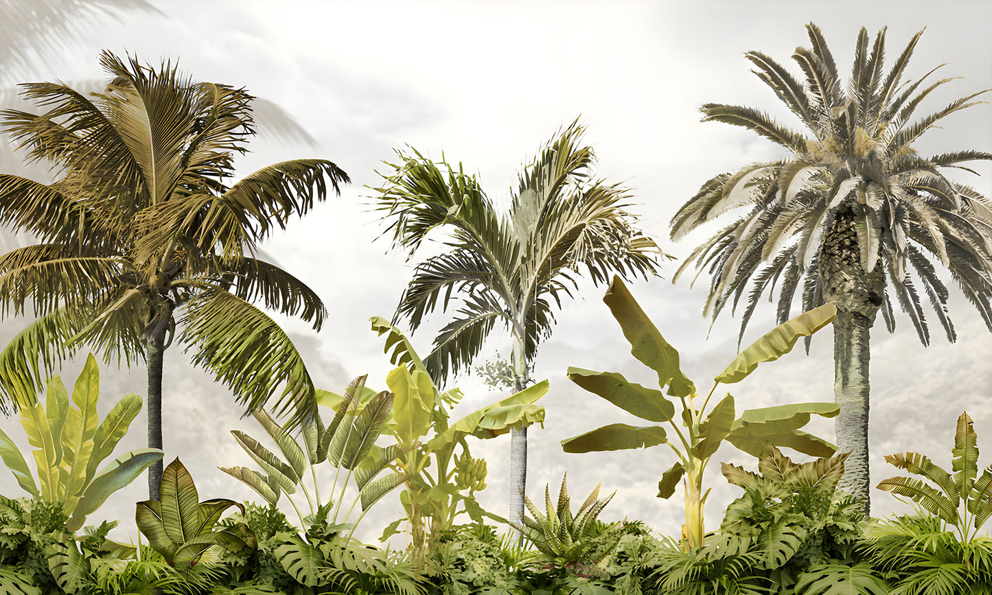 Impressive Palms Mural