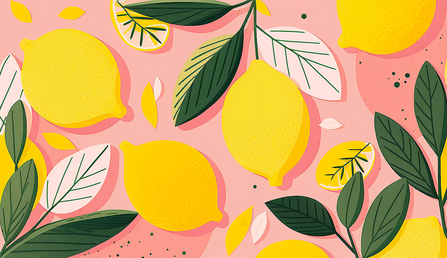 Lemon Sorbet Mural