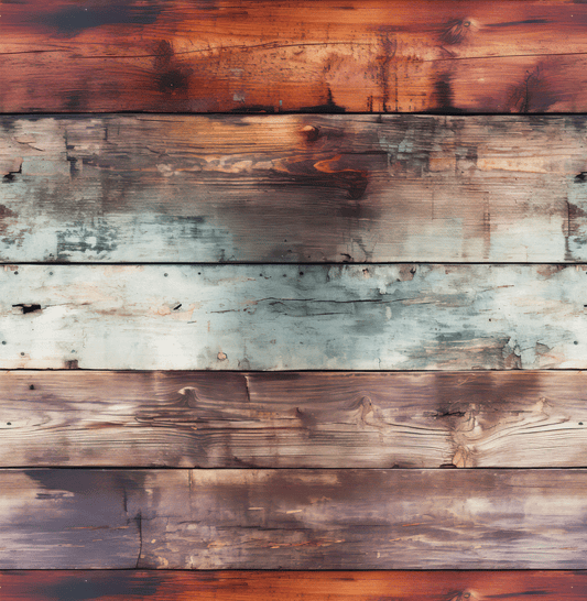 Rustic Timber Mural