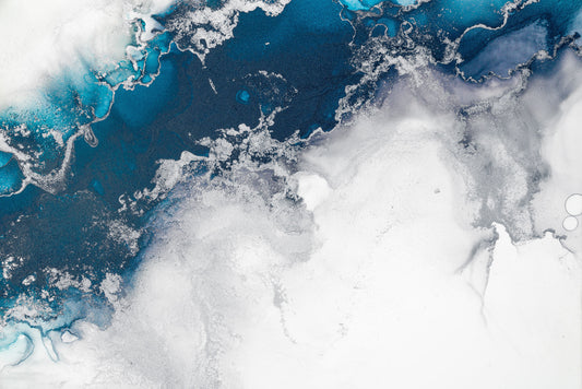 Sapphire Spill Mural