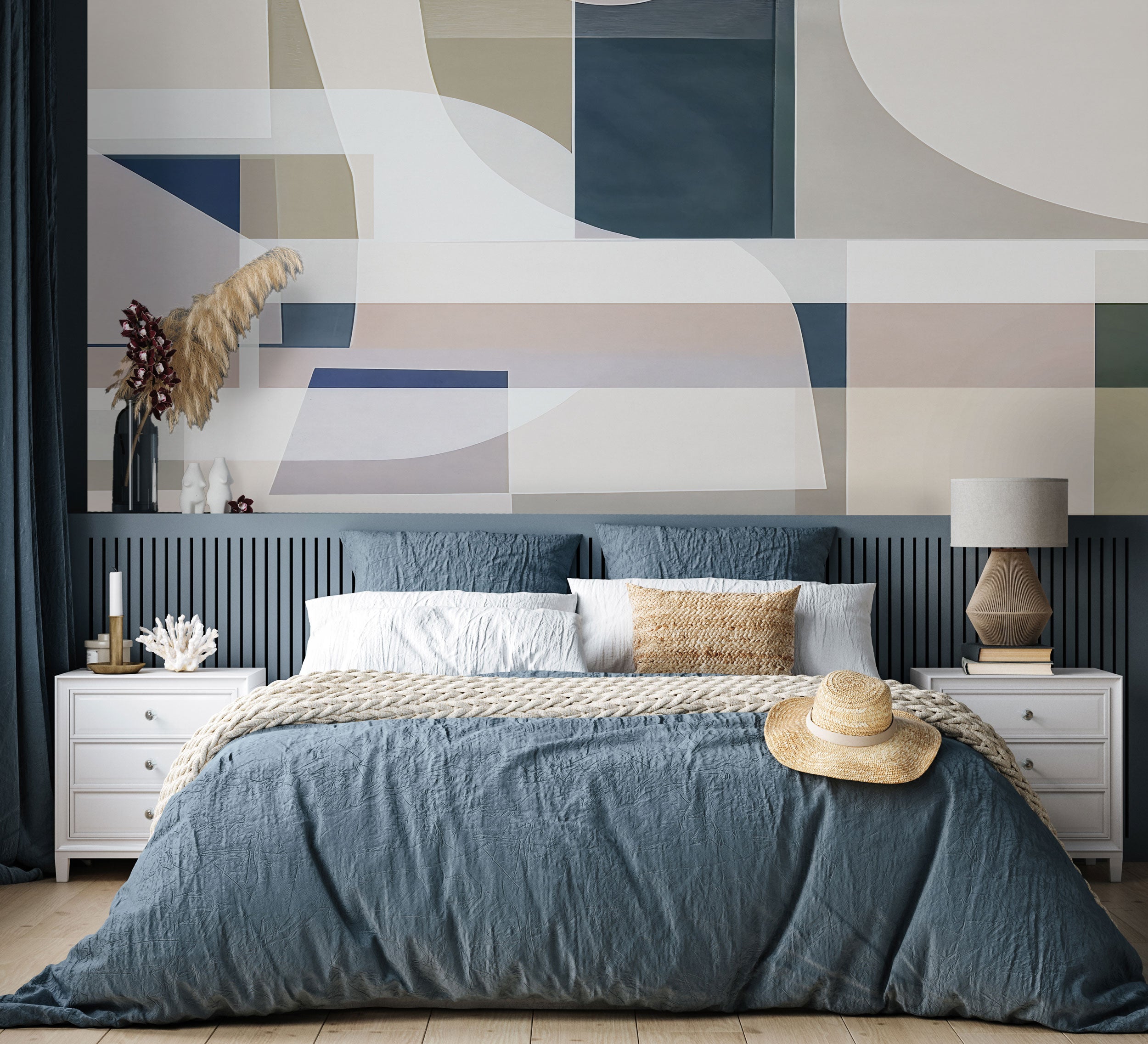 Shani Shapes Mural – Wallpaper Warehouse SA