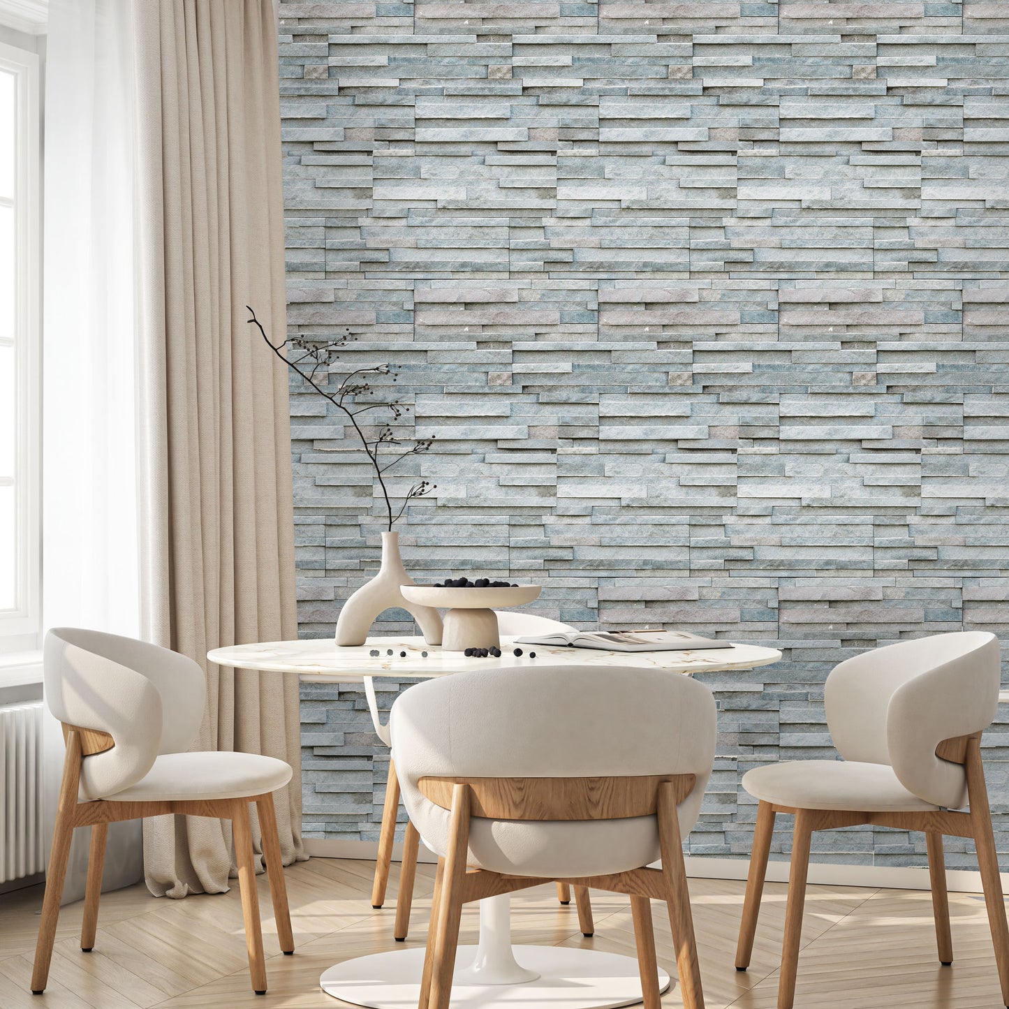 Sleek Cladding Wallpaper