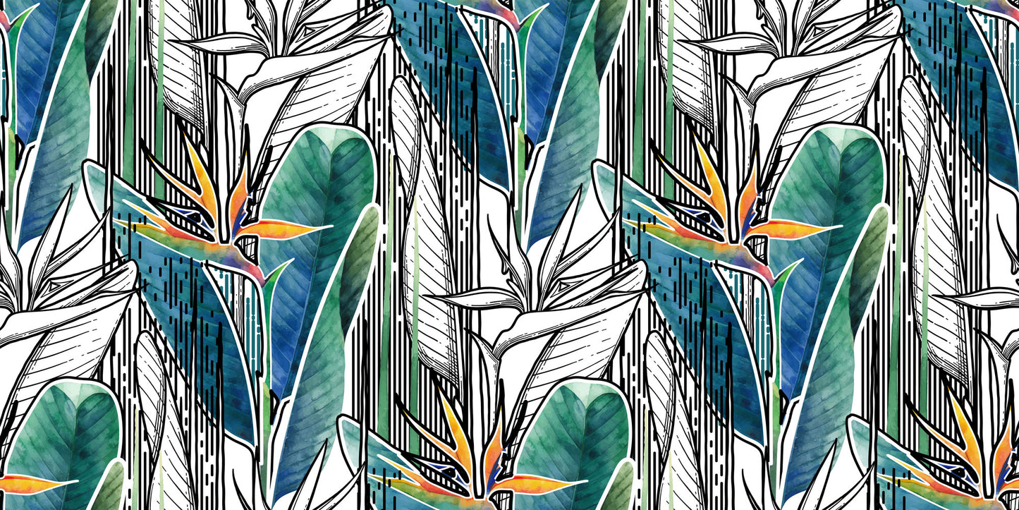 Strelitzia Khoki Mural