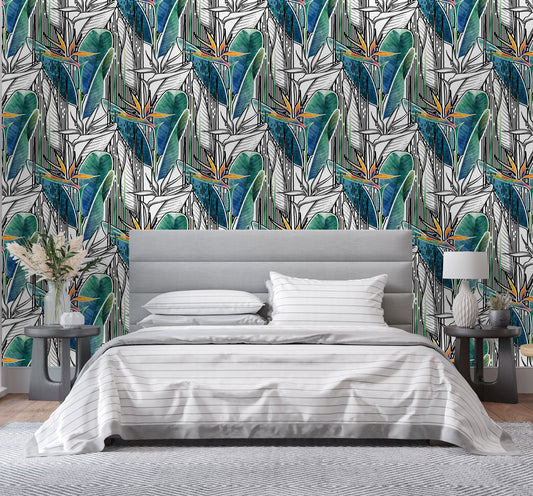 Strelitzia Khoki Mural