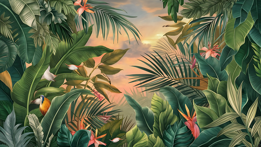 Twilight Jungle Mural