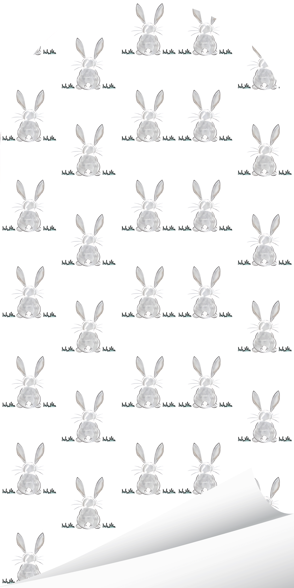 Watercolour Bunny Arch