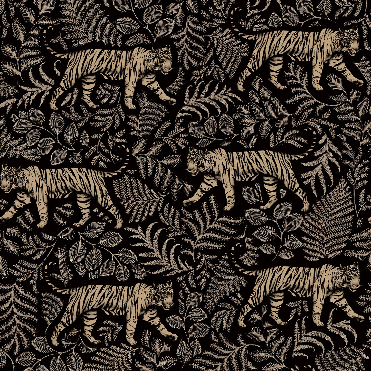 Tapered Tigers Mural
