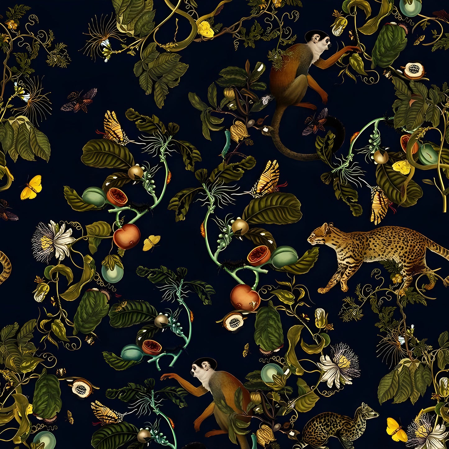 Wild Fig Forest Mural