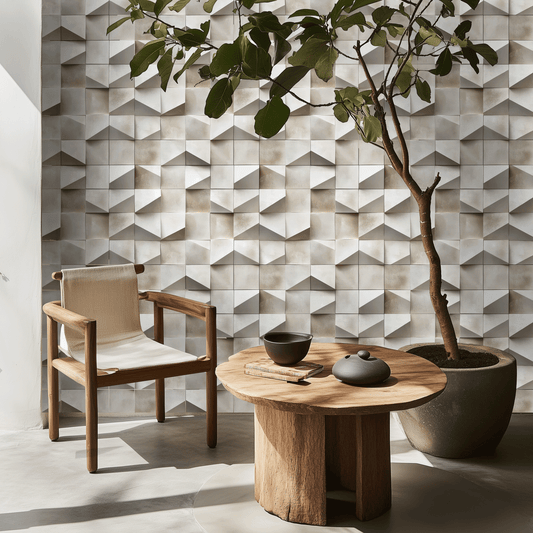 3D Concrete Dust Mural