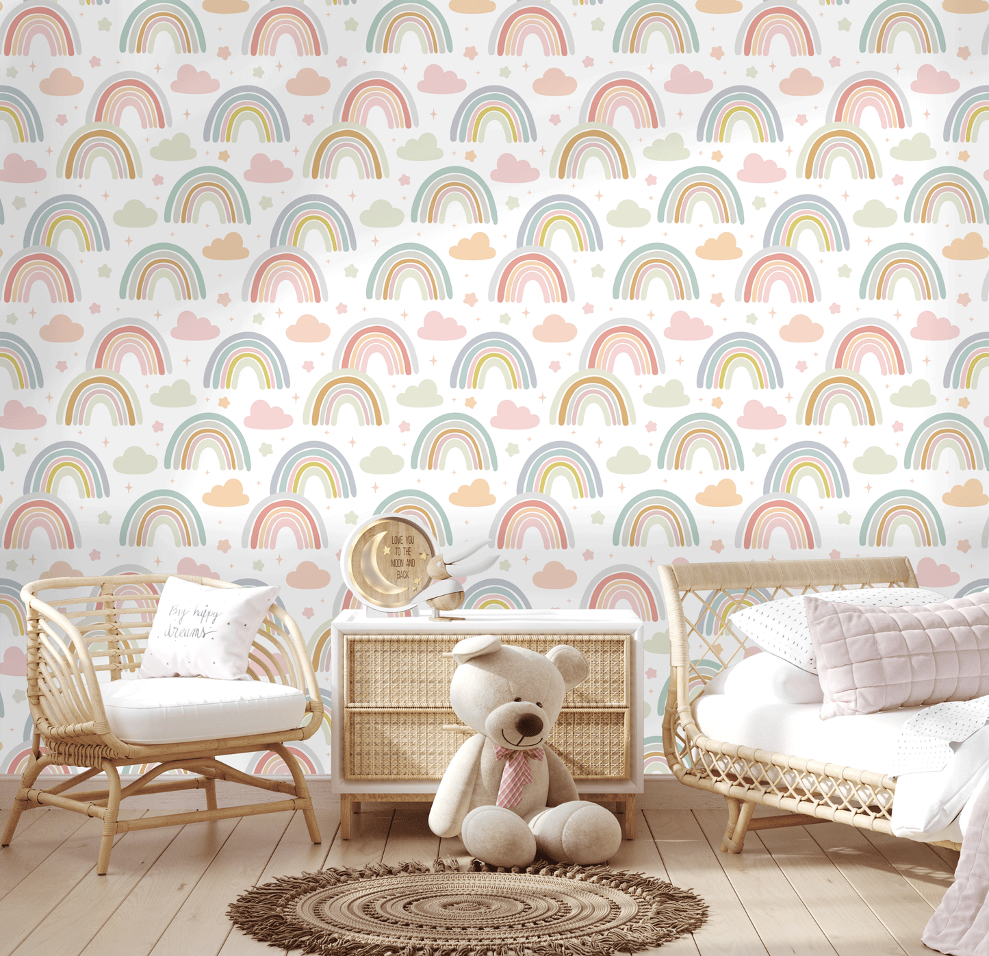 Boho Rainbows Wallpaper