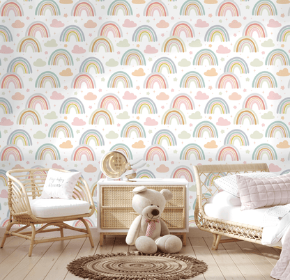 Boho Rainbows Wallpaper