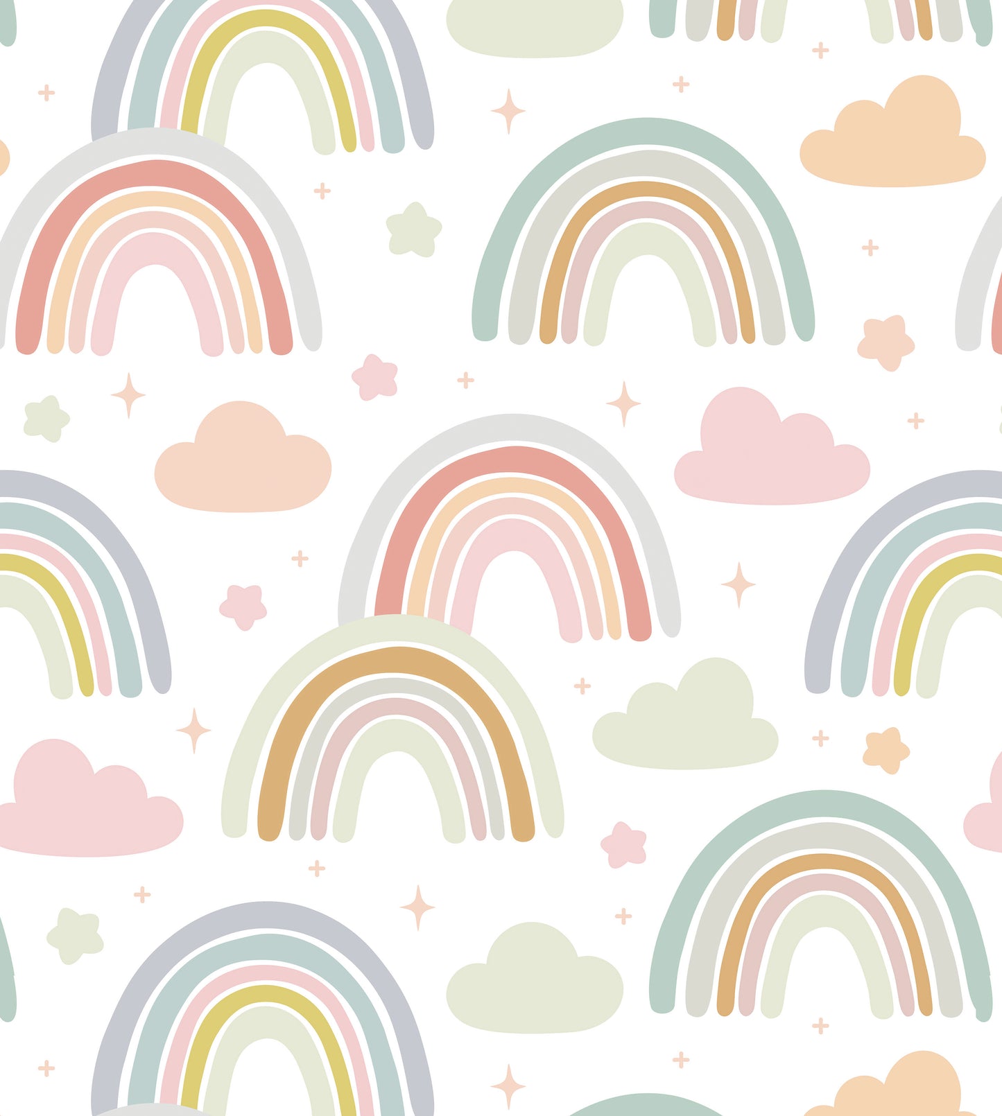 Boho Rainbows Wallpaper