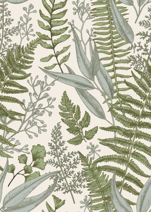 Botanics Light Wallpaper