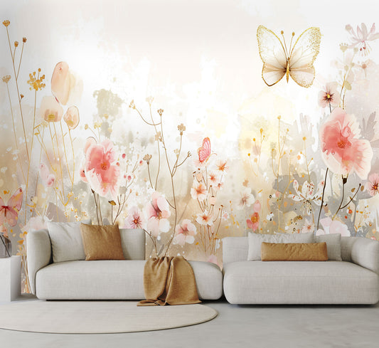 Butterfly Glam Mural