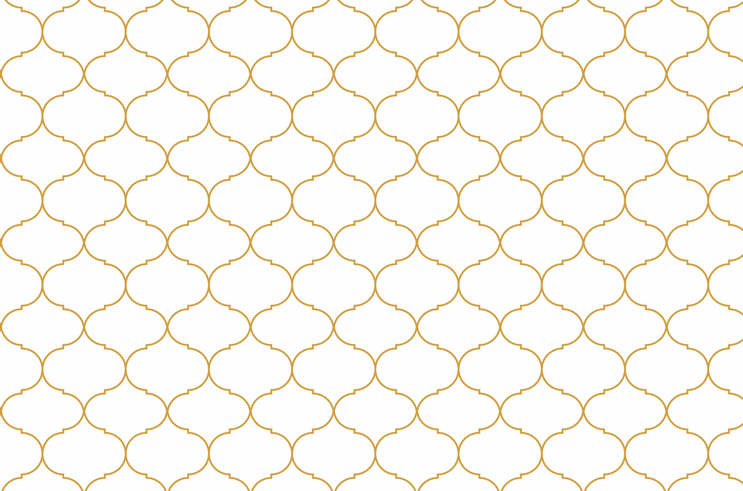 Gold geometric pattern on a white background