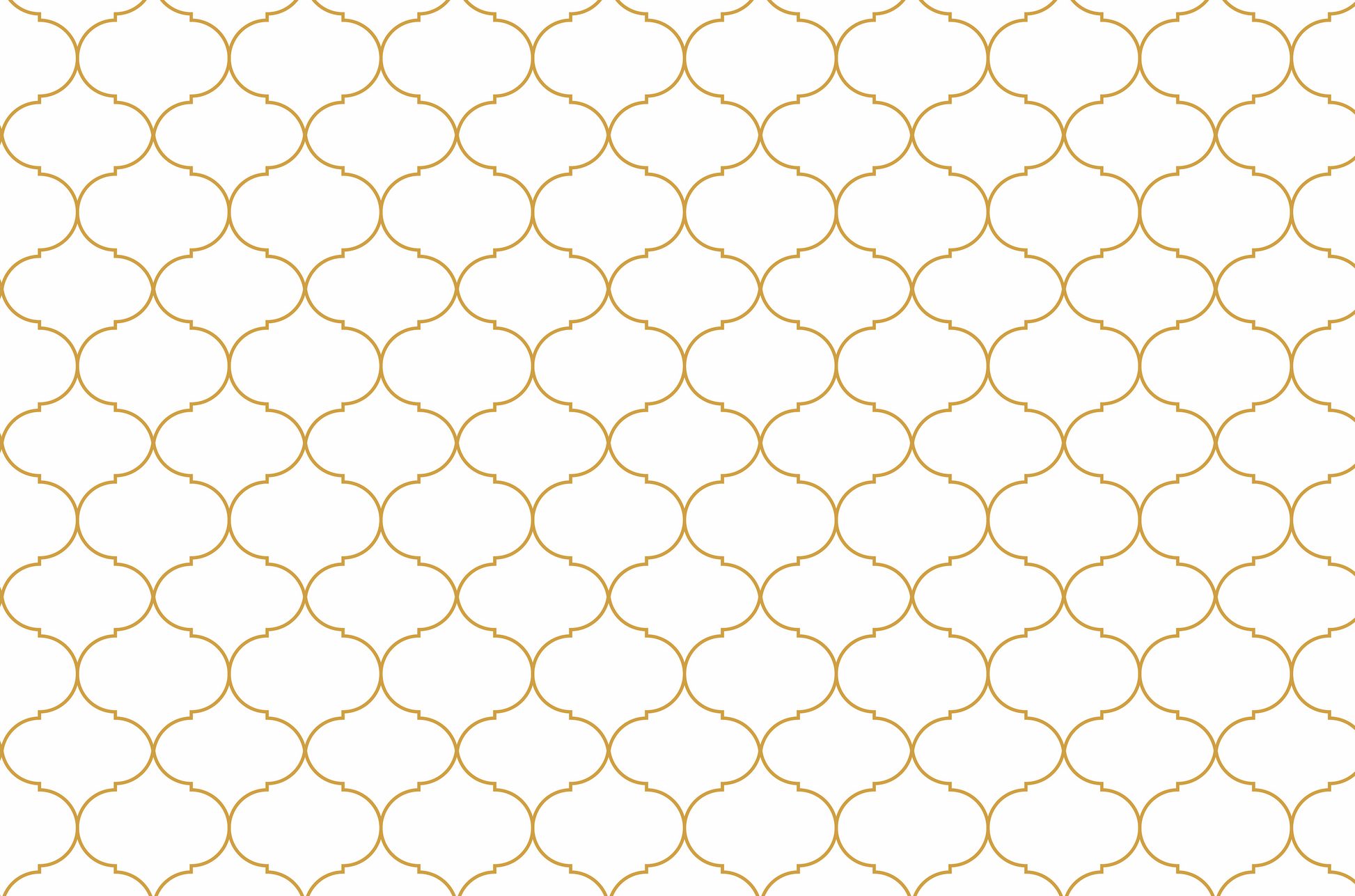 Gold geometric pattern on a white background