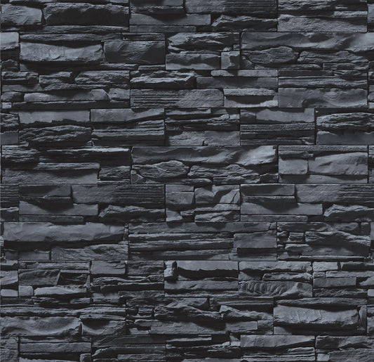 Charcoal Cladding Mural