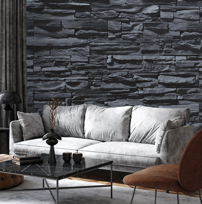 Charcoal Cladding Mural