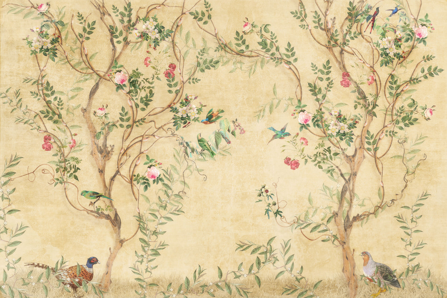 Chinoiserie Vintage Mural