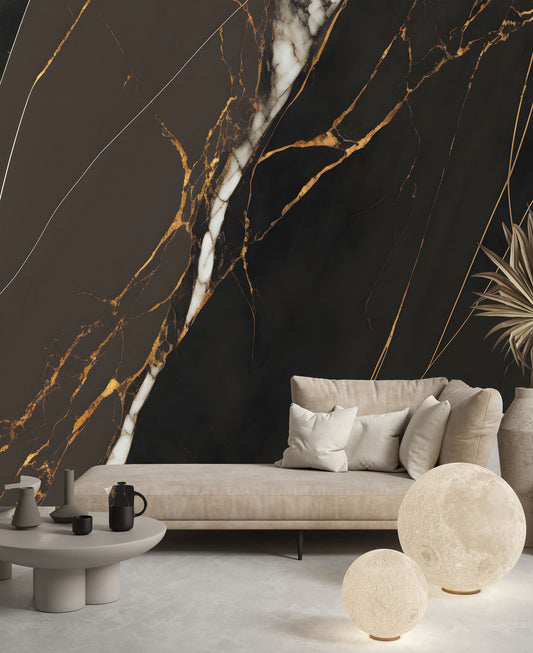 Chocolate Marble Mural