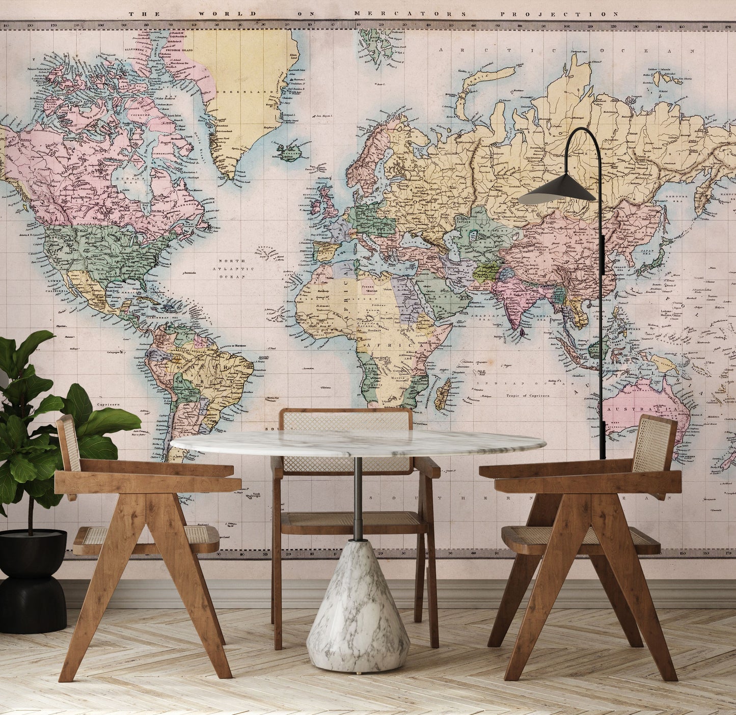 Collectors Map Mural