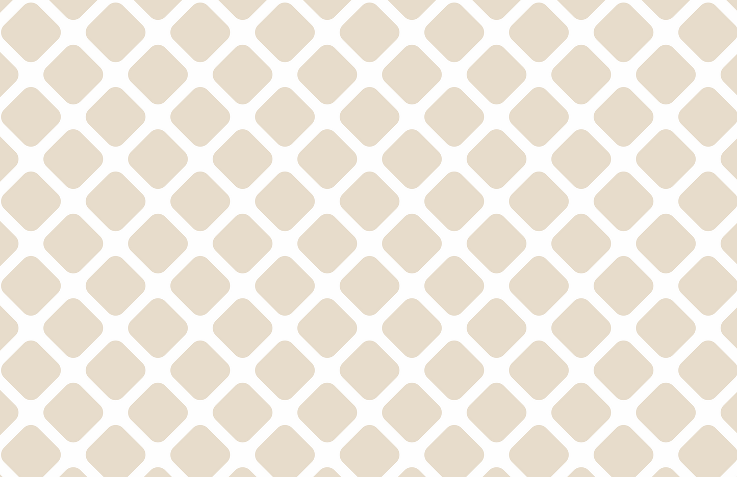 Beige diamond pattern on a white background