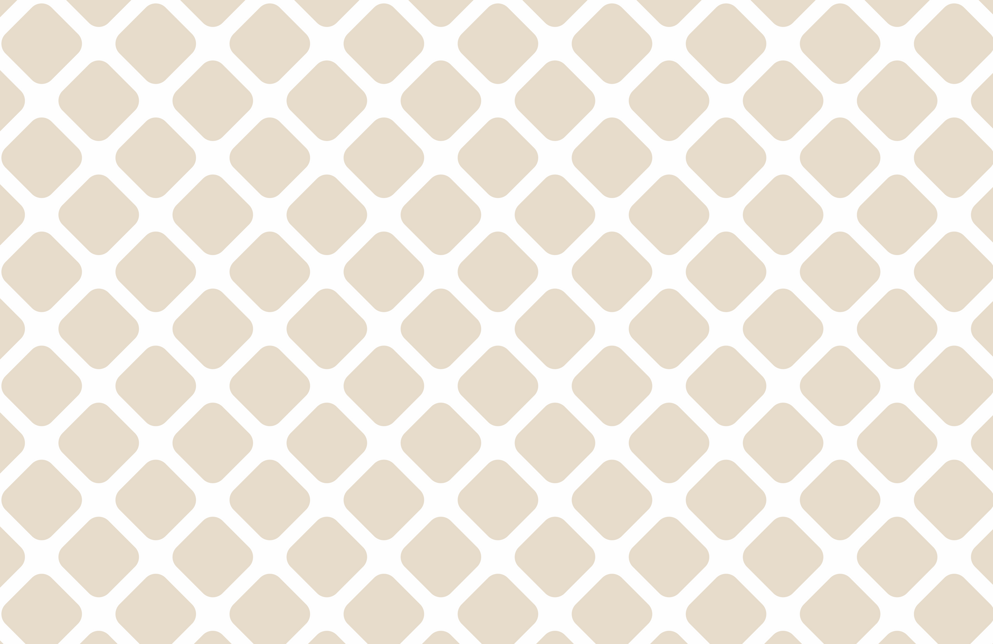 Beige diamond pattern on a white background