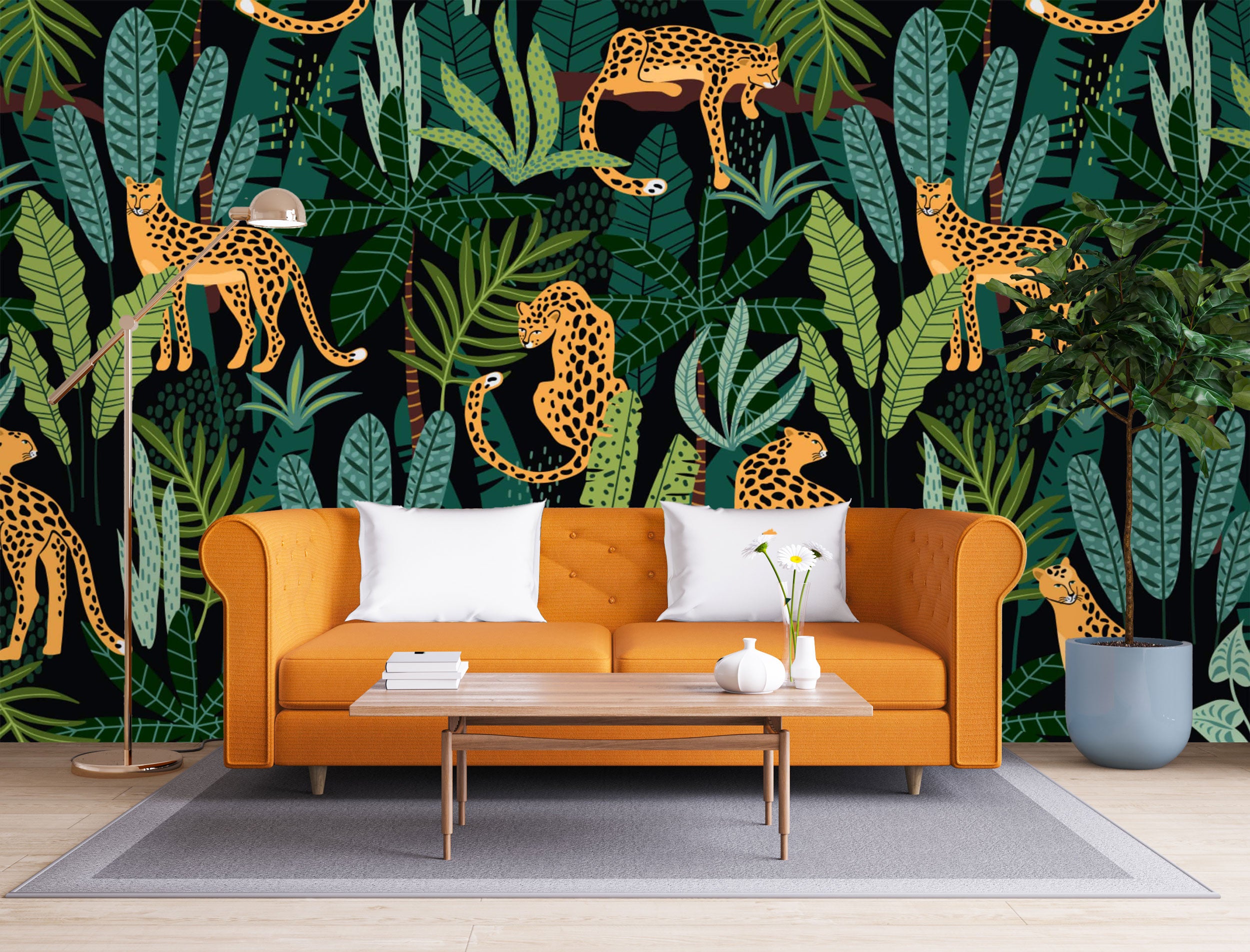 Crouching Mural Wallpaper Warehouse SA