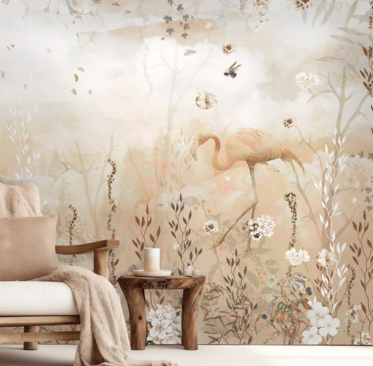 Faded Flock Mural