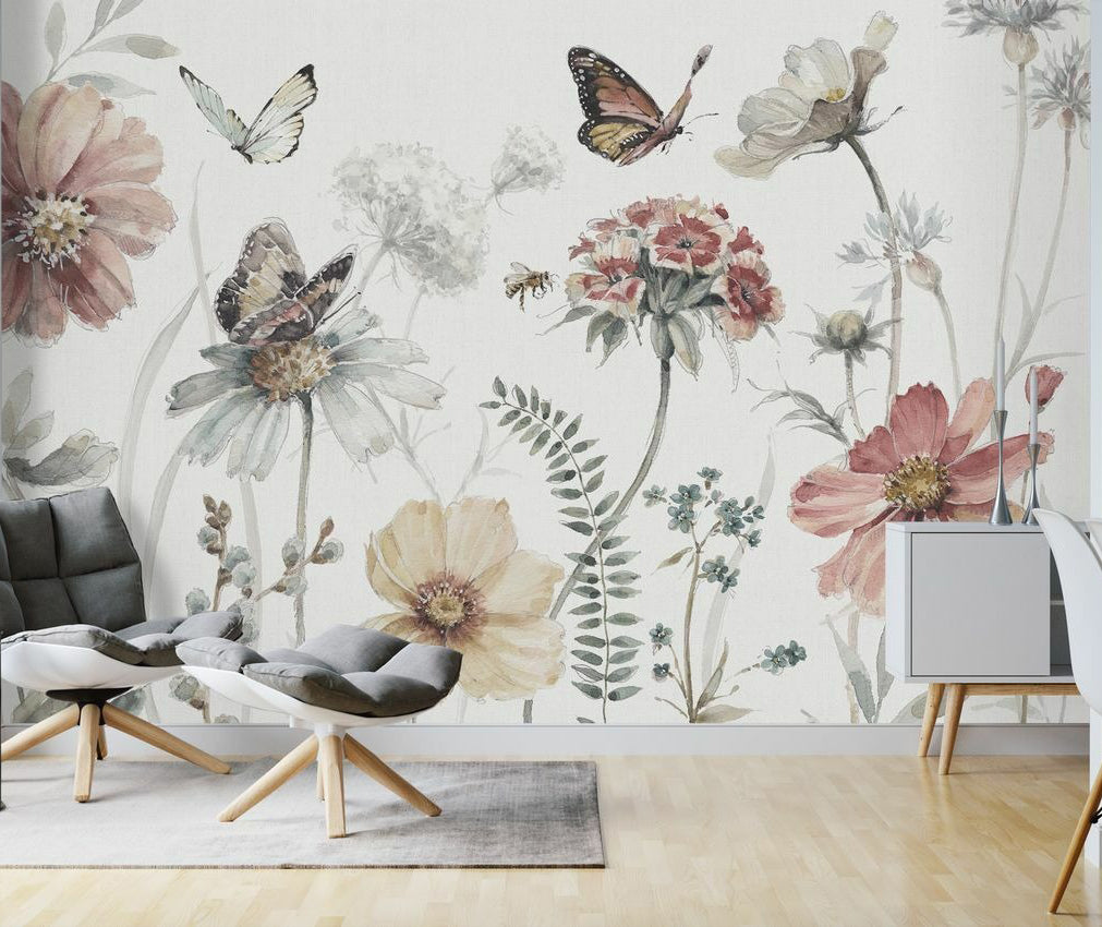 Floral Fields Mural