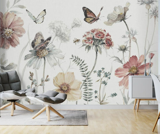 Floral Fileds Mural
