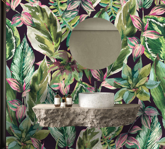 Flushed Orchid Mural