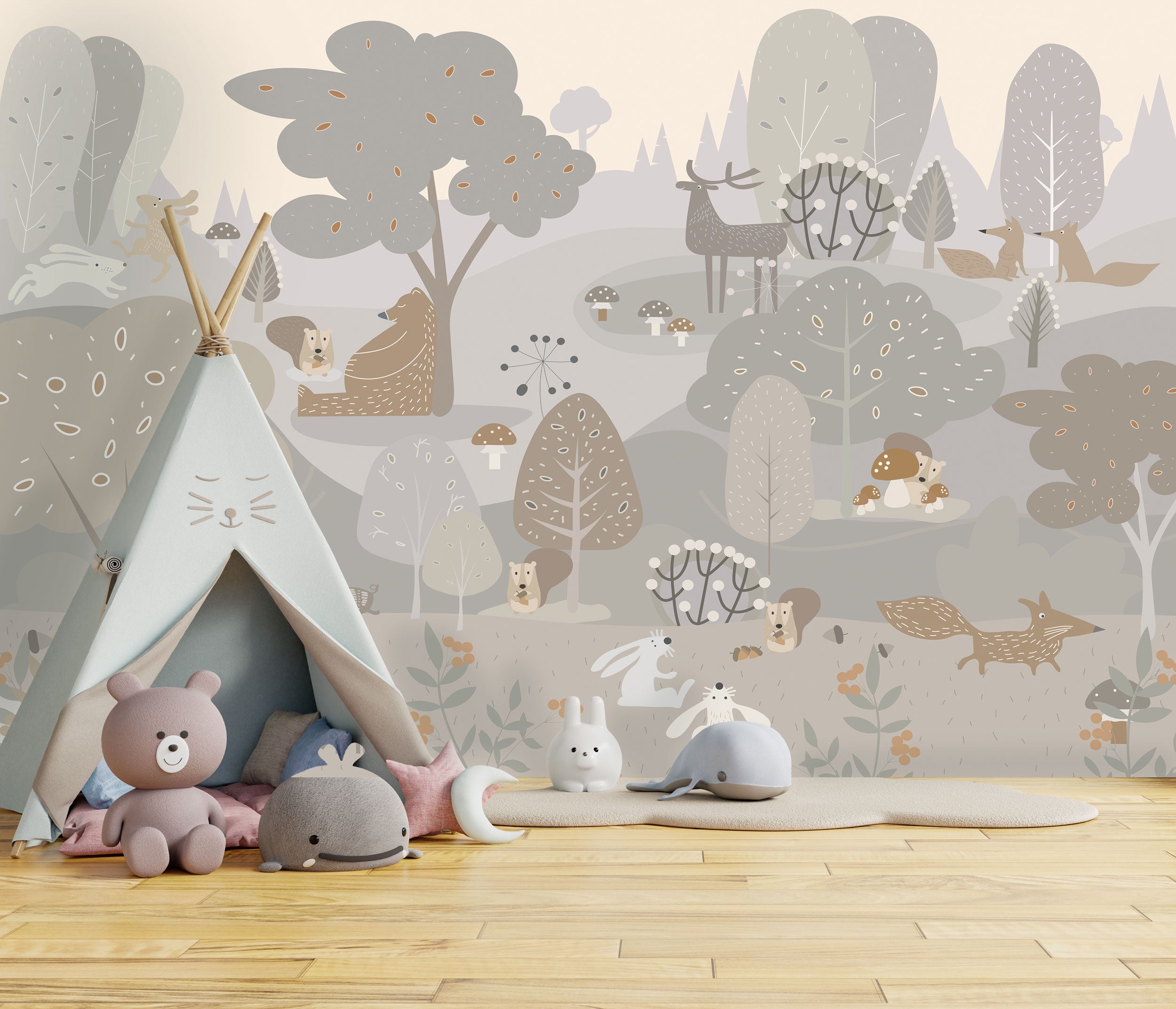 Forest Fun Mural – Wallpaper Warehouse SA