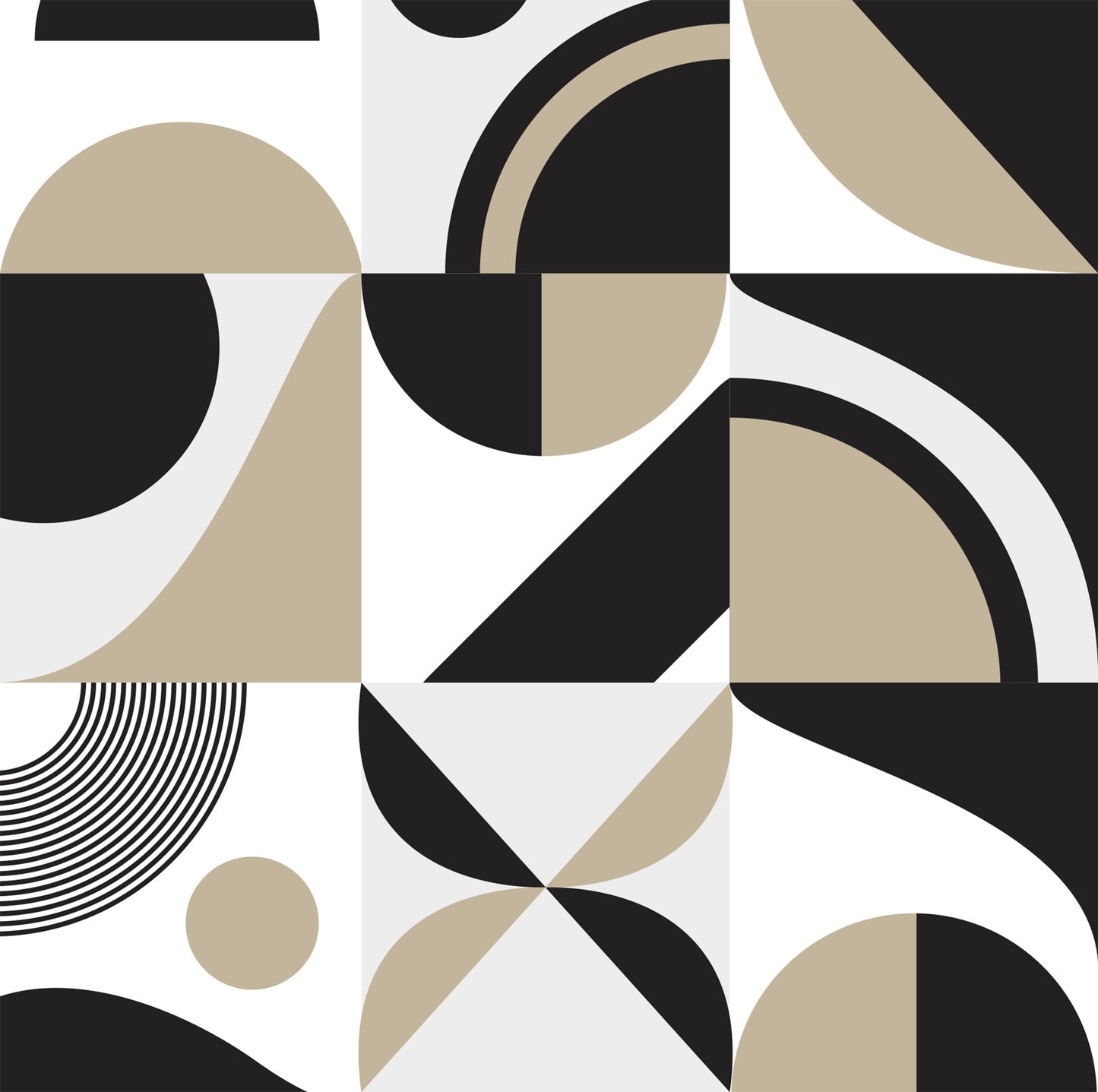 Geo Chic Mural