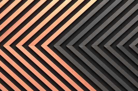 Herringbone Panel Mural