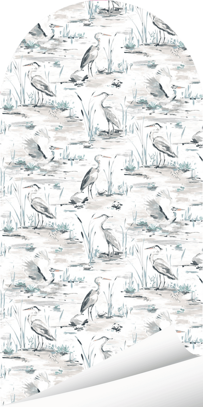 Linear Brush Heron Arch
