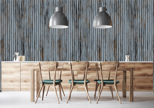Metal Sheeting Mural