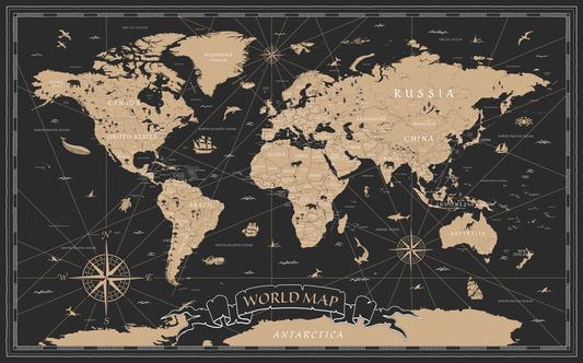 Midnight Maps Mural