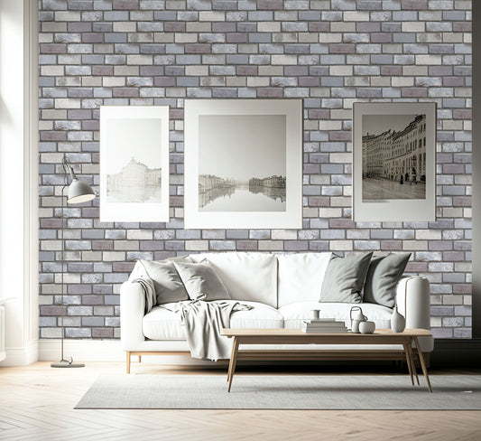 Multi Brick Wallpaper