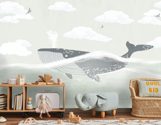 Nevi Whale Mural